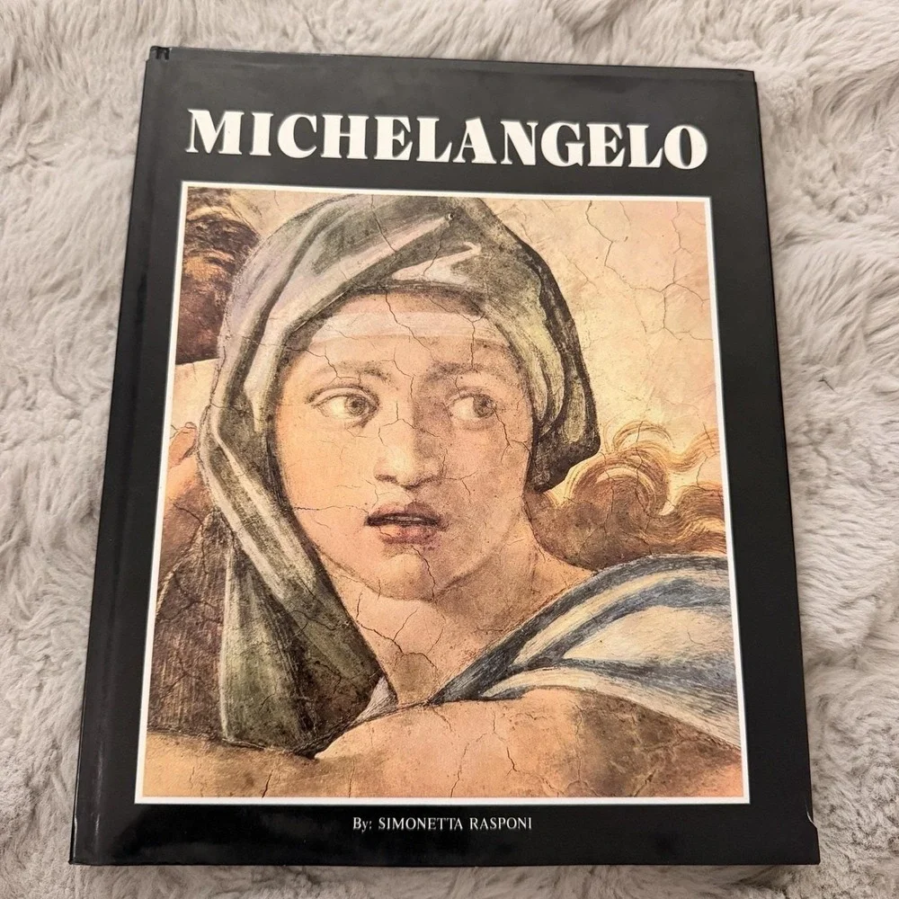 Vintage 1978 Michelangelo Avenel‎ Art Library 1st Ed Hardcover Coffee Table Book
